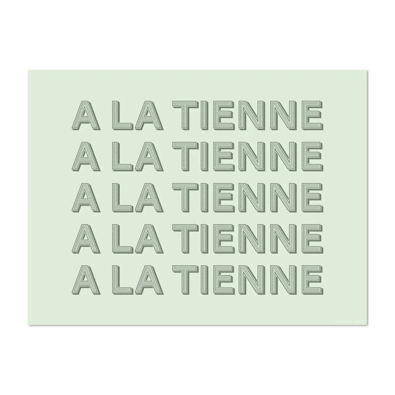 Placemat A la tienne