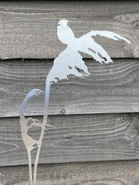 Caña y Hogweed acero corten 90 cm