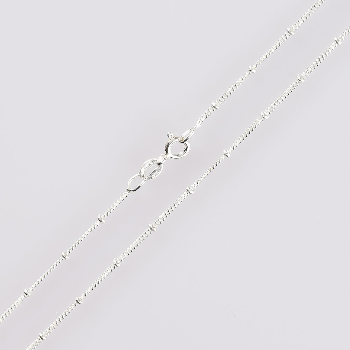 925 sterling zilveren ketting met balletjes