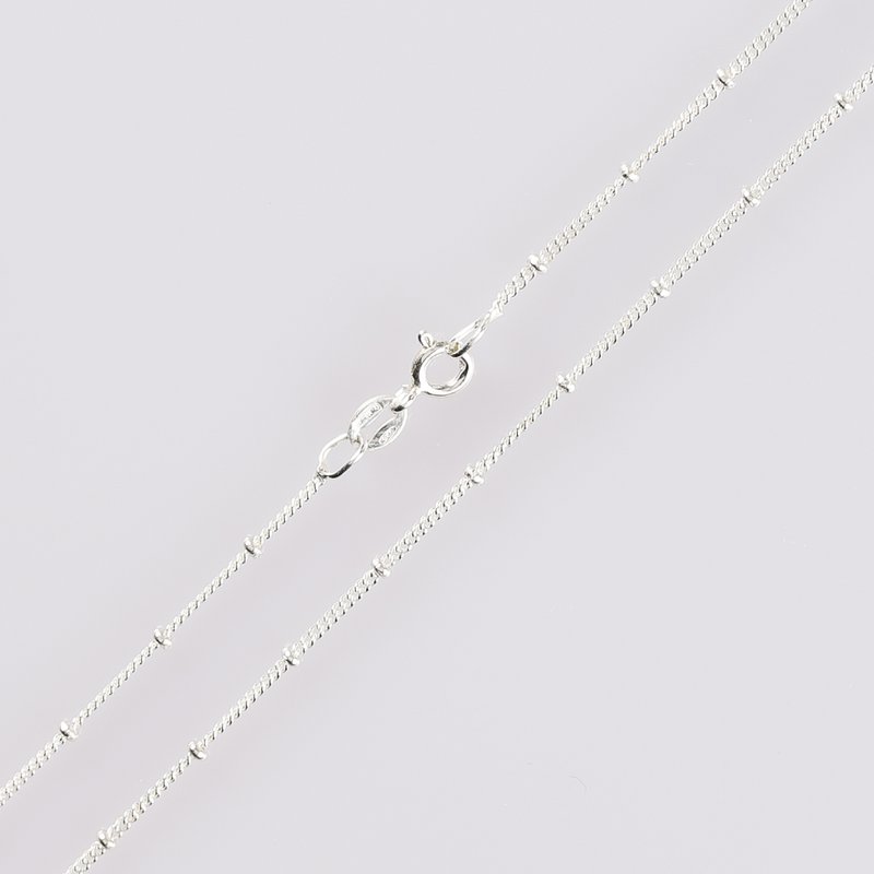 925 sterling zilveren ketting met balletjes