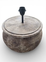 Terra Bruta - Håndlavet Terracotta Bordlampe - Håndlavet i portugal