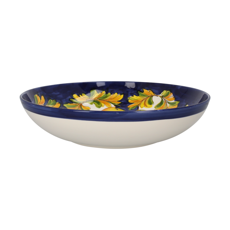 Bassano ceramic salad bowl with lemons