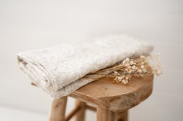 Muslin cloth, nursing cloth 120x120cm fine branches cream