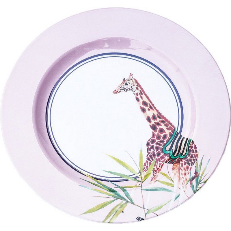 YE - Box of 4 assorted 26 cm melamine plates