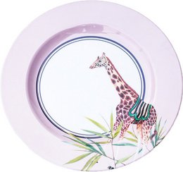 YE - Box of 4 assorted 26 cm melamine plates