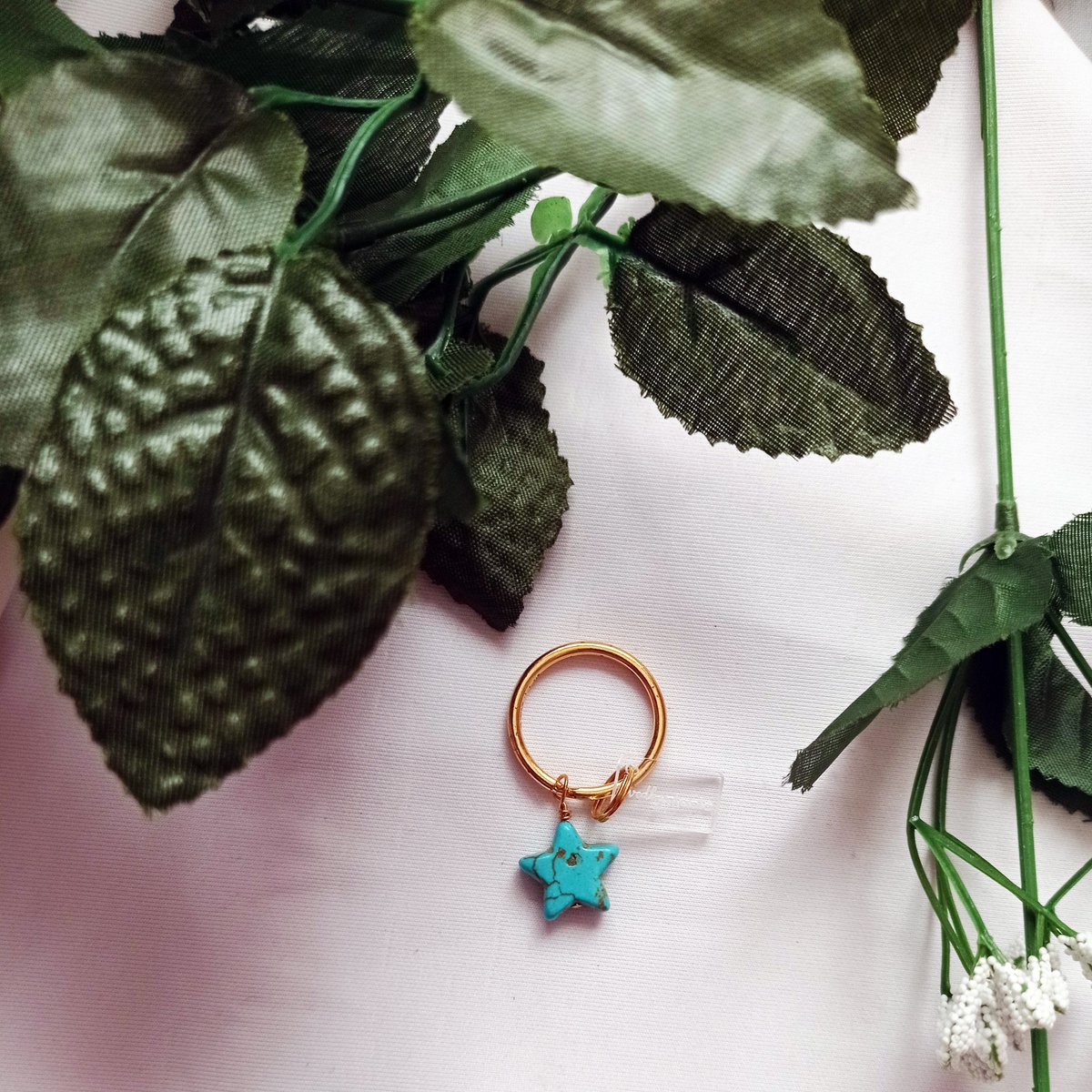 Blue star keychain, keychain accessory, star-shaped keychain, trendy keychain | by lovedbynlanla
