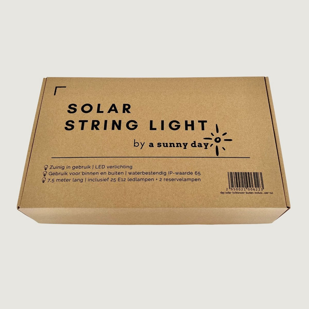 Cable de luz SOLAR de 7,5 metros con 25 lámparas LED