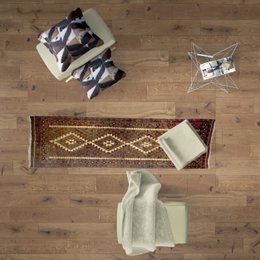 Camino kilim irlandés hecho a mano