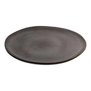 Selma Dinner Plate - Dinner Plate, ceramic, grey/brown, ø27cm, set of 4