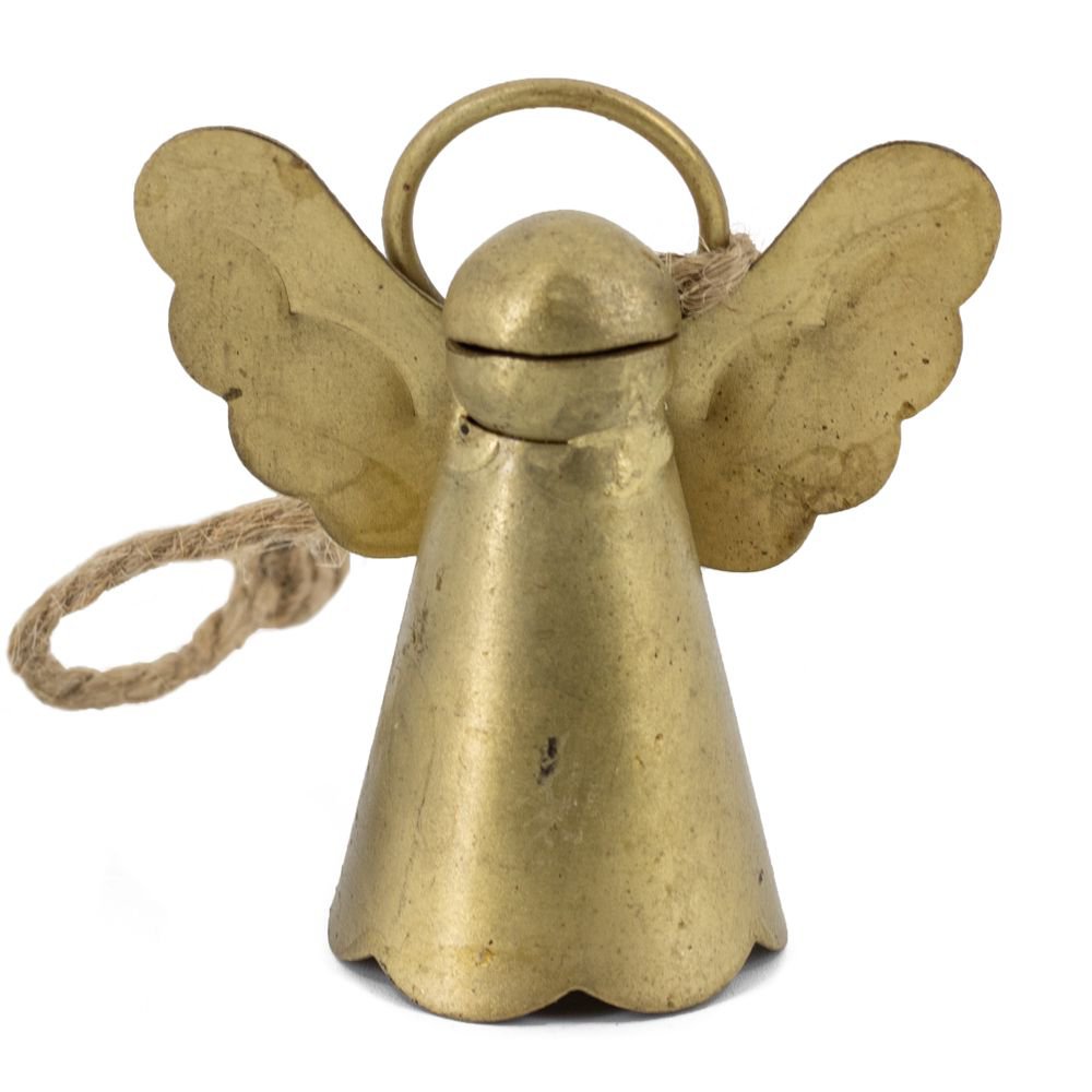 Metal Angel Ornament Guld