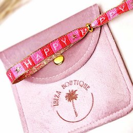 Bandarmband Happy Pink