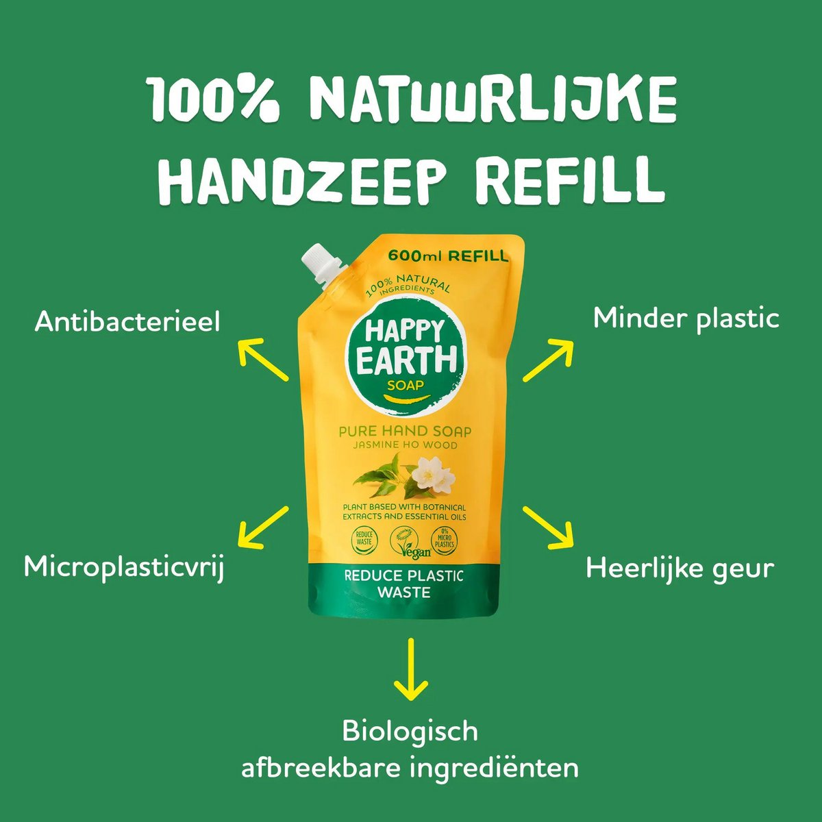 Handseife Nachfüllpaket Jasmine Ho Wood