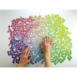 Gradient Jigsaw Puzzle (1000 pieces)