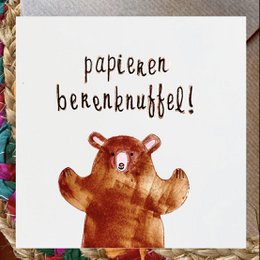 Kort Papir Bjørn Kram