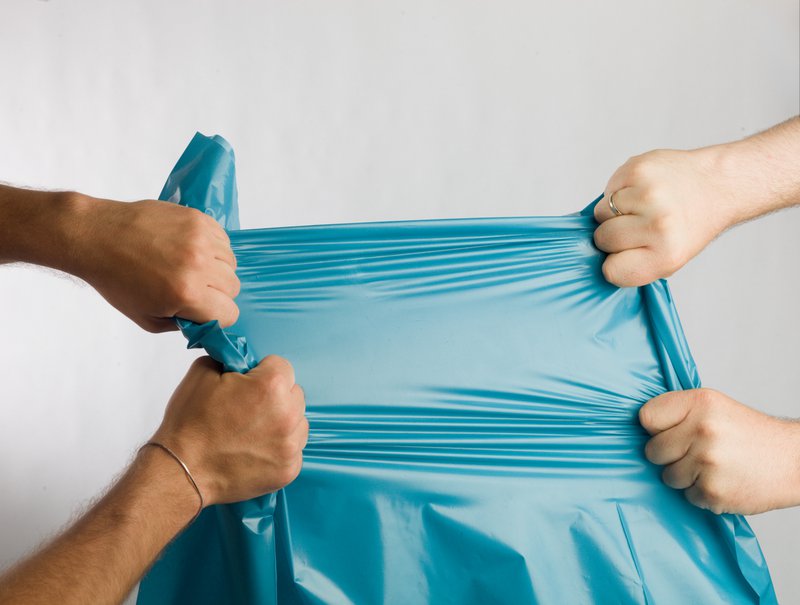Recycelte Hochleistungs-Müllsäcke 120 l, 70 µm, blau