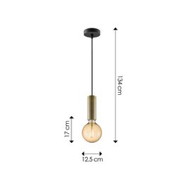Home Sweet Home hanging lamp bronze Saga - G180 - dimmable E27 amber