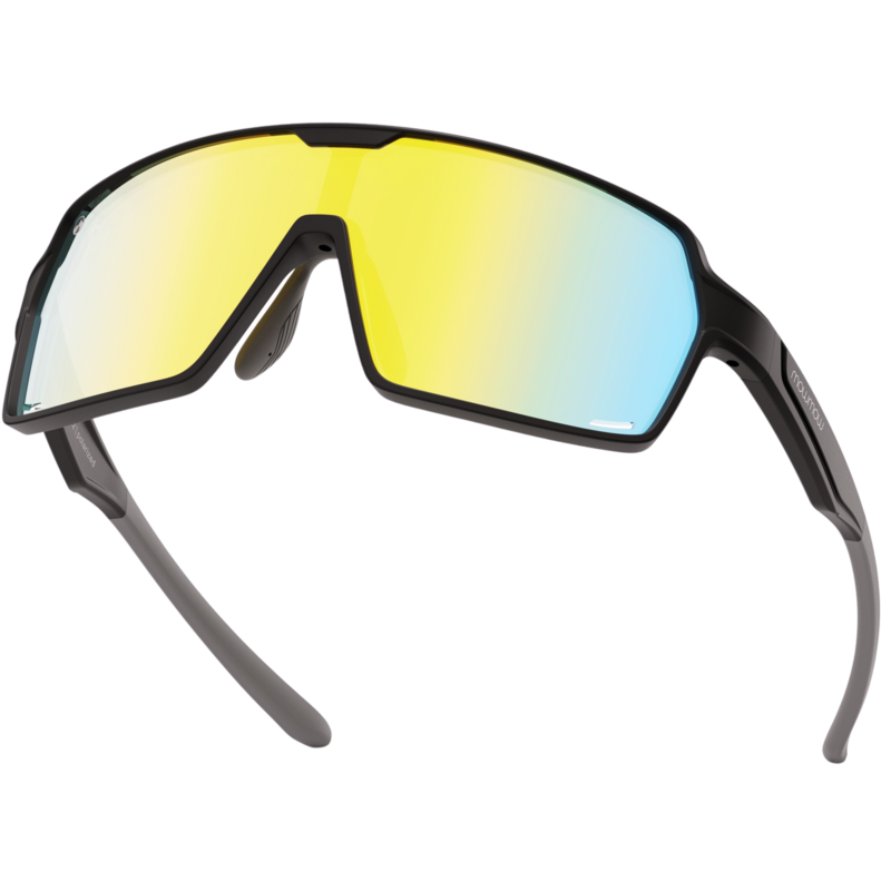 Titan - Cornice nera opaca | lente revo oro