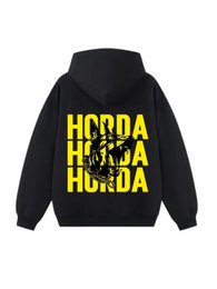 Felpa Dobermann Yellow Boxy Fit 380g Cotone Garzato | Horda Brand