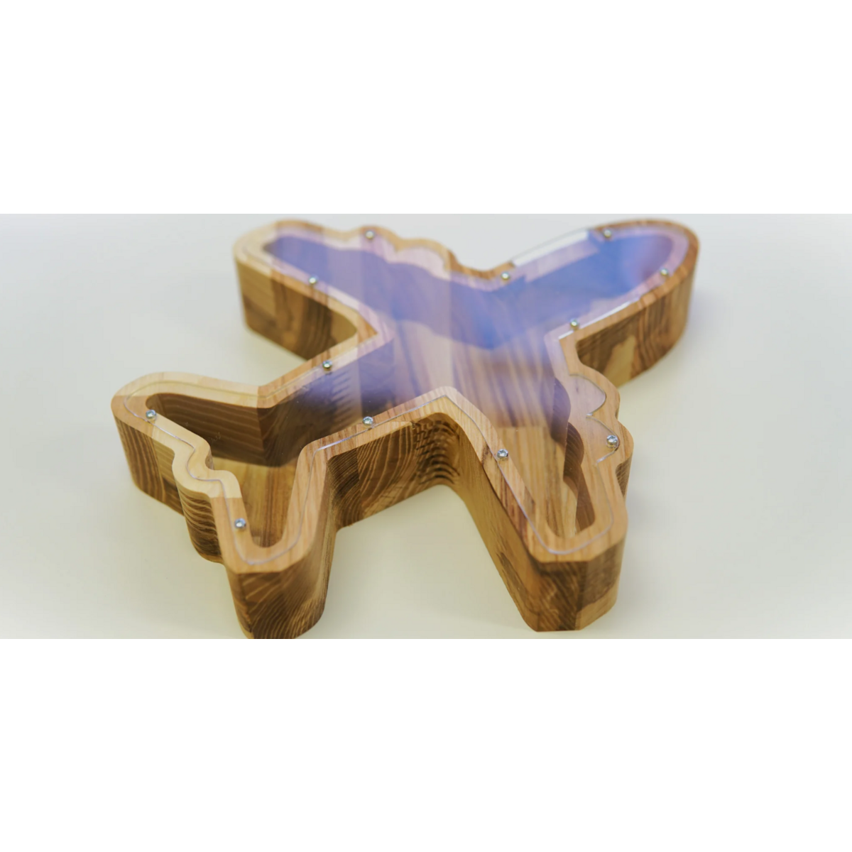 Wooden Piggy Bank Plane