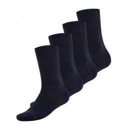 Dark blue bamboo socks, 4 pairs, sizes 35-38, 39-42, 43-46.