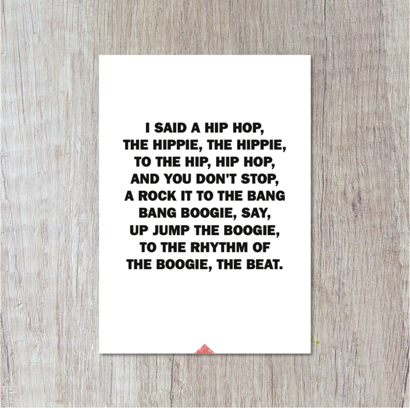 Postcard | I Said A Hip Hop ...