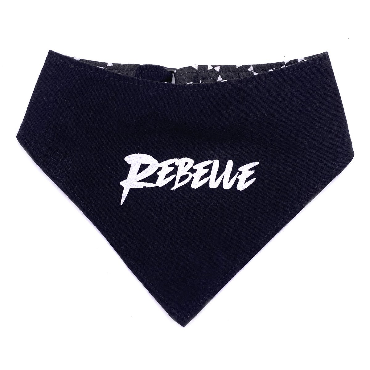Zwart-witte "rebel" omkeerbare bandana