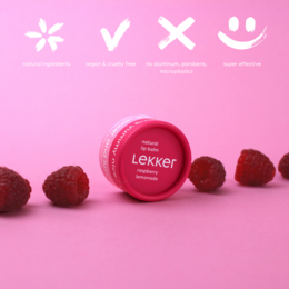 Lip balm - raspberry lemonade (x8)