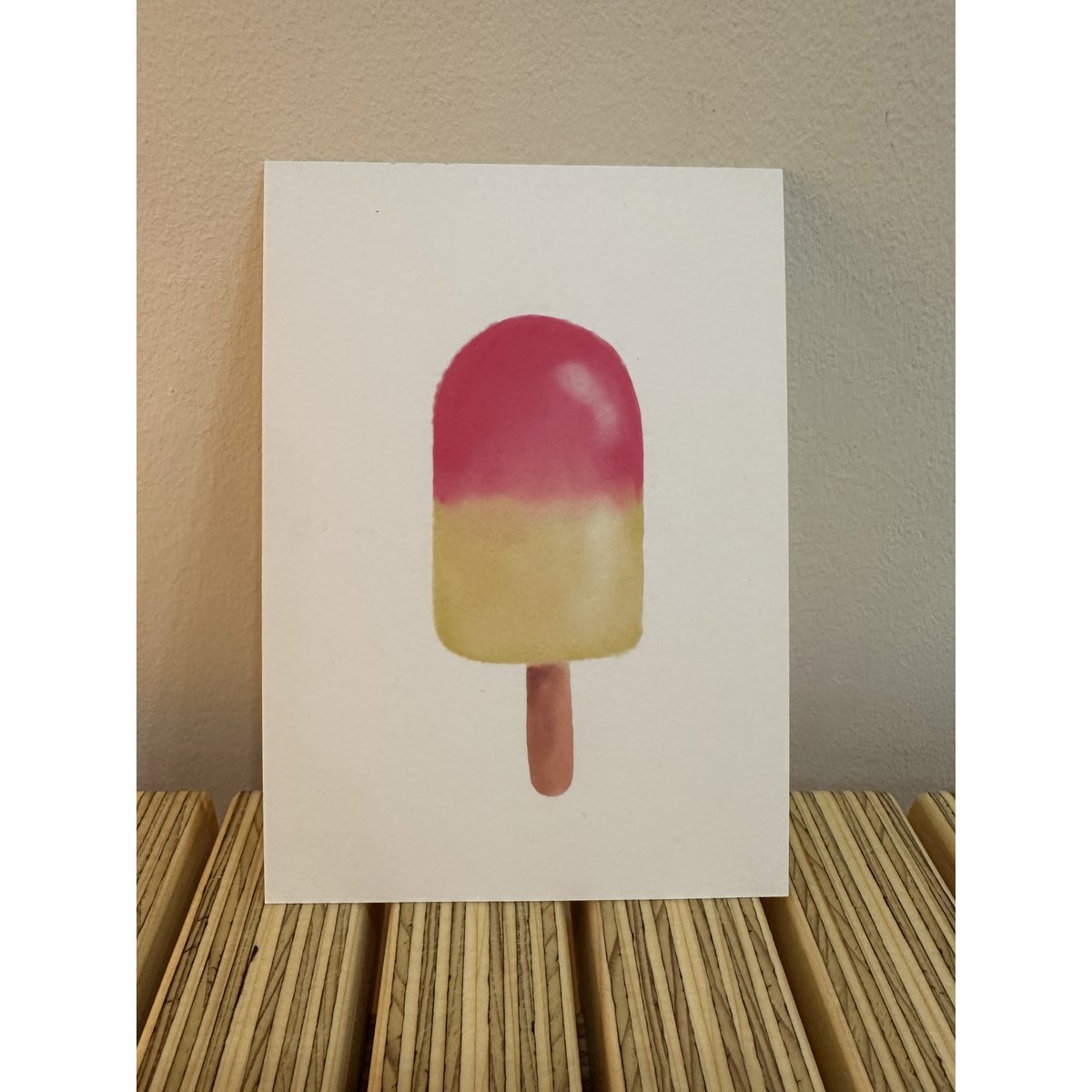 Carte postale glace - lot de 3