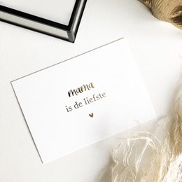 Card Mama Dearest | gold foil