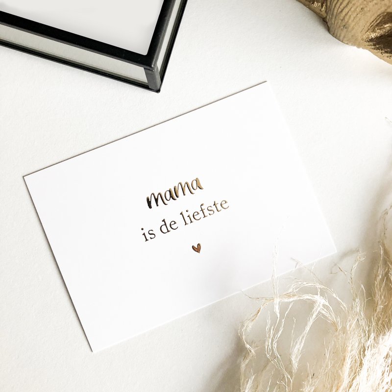 Card Mama Dearest | gold foil