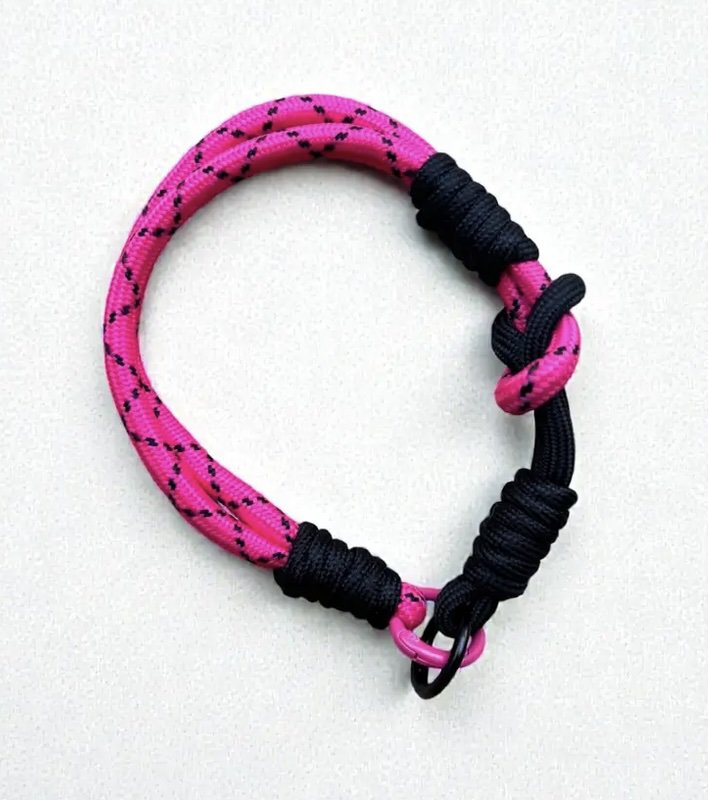 Keychain - Cell Phone Strap - Pink Black