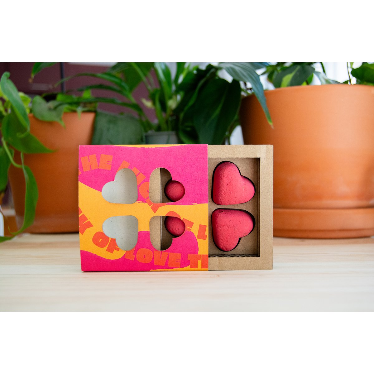 Bombas de semillas plantables - Suerte del amor