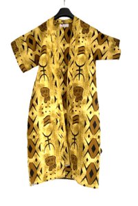 Tunika | Kitenge | Sonniges Gelb