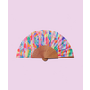 Abanico CHROMATIC COLLAGE - 23 cm - Multicolor
