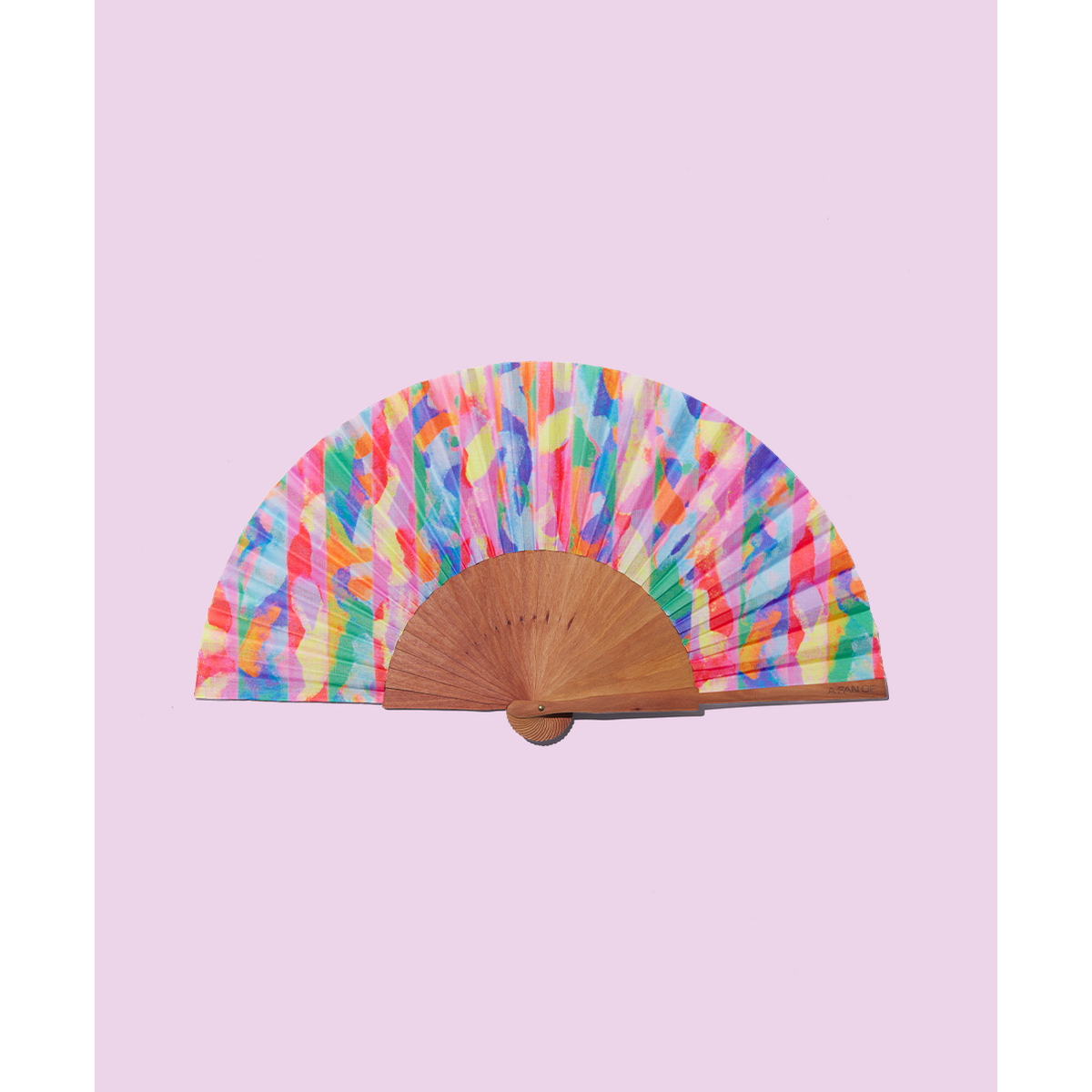 Abanico CHROMATIC COLLAGE - 23 cm - Multicolor
