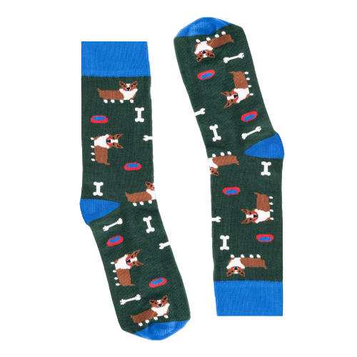 Corgi-Hunde-Socken