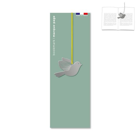 Metalen vogel bladwijzer