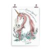 Einhorn Poster Eileen – für Einhorn-Skeptiker