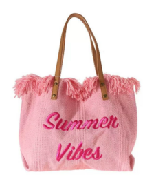 Borsa tote in tela di grande capacità con lettere ricamate, borsa da donna, borsa da spiaggia intrecciata, borsa a tracolla