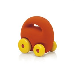 Rubbabu - Auto mascotte arancione - 12x8x12cm (confezione)