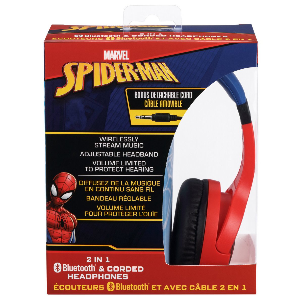 Spiderman - Junior Bluetooth -Kopfhörer