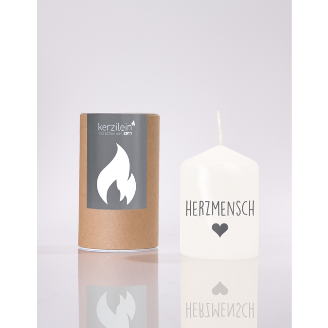 Flammchen, blanc/anthracite « Heartman »
