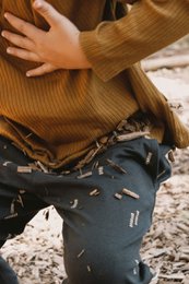Jabari Pants Kids Minerals Black