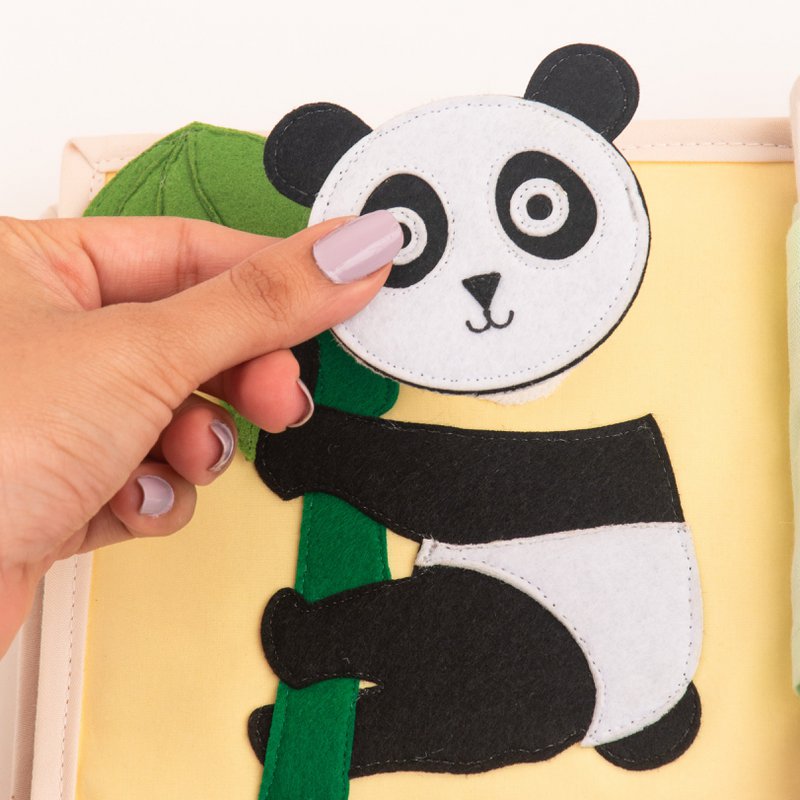 Animal Friends - Mini libro tranquillo di 6 pagine