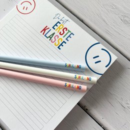 Potlood “Schoolkind” – wit – cadeau voor schoolinschrijving