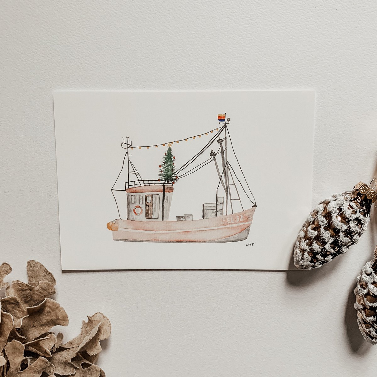 Postcard Christmas cutter