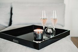 Bougies Parfumées - Champagne Rose
