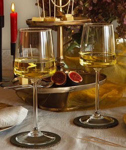 White wine glasses set - two pieces
