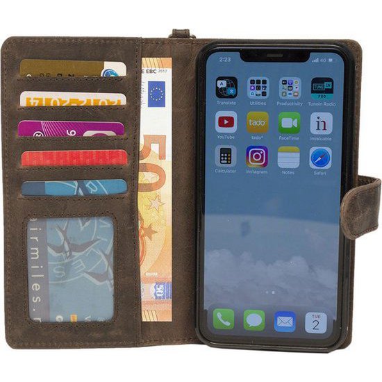 Arrigo iPhone x læder reol mørkebrun