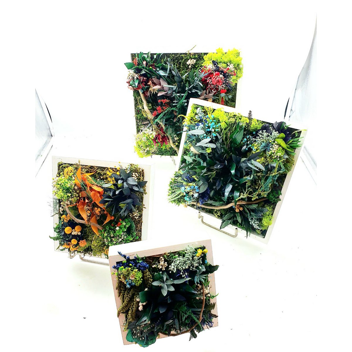 Stabilized square plant table 20 x 20 cm
